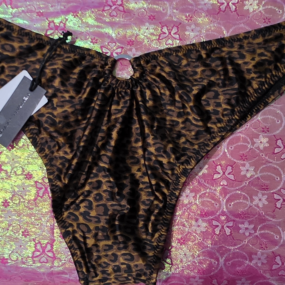 Kendall & Kylie Leopard Print Bikini Bottom